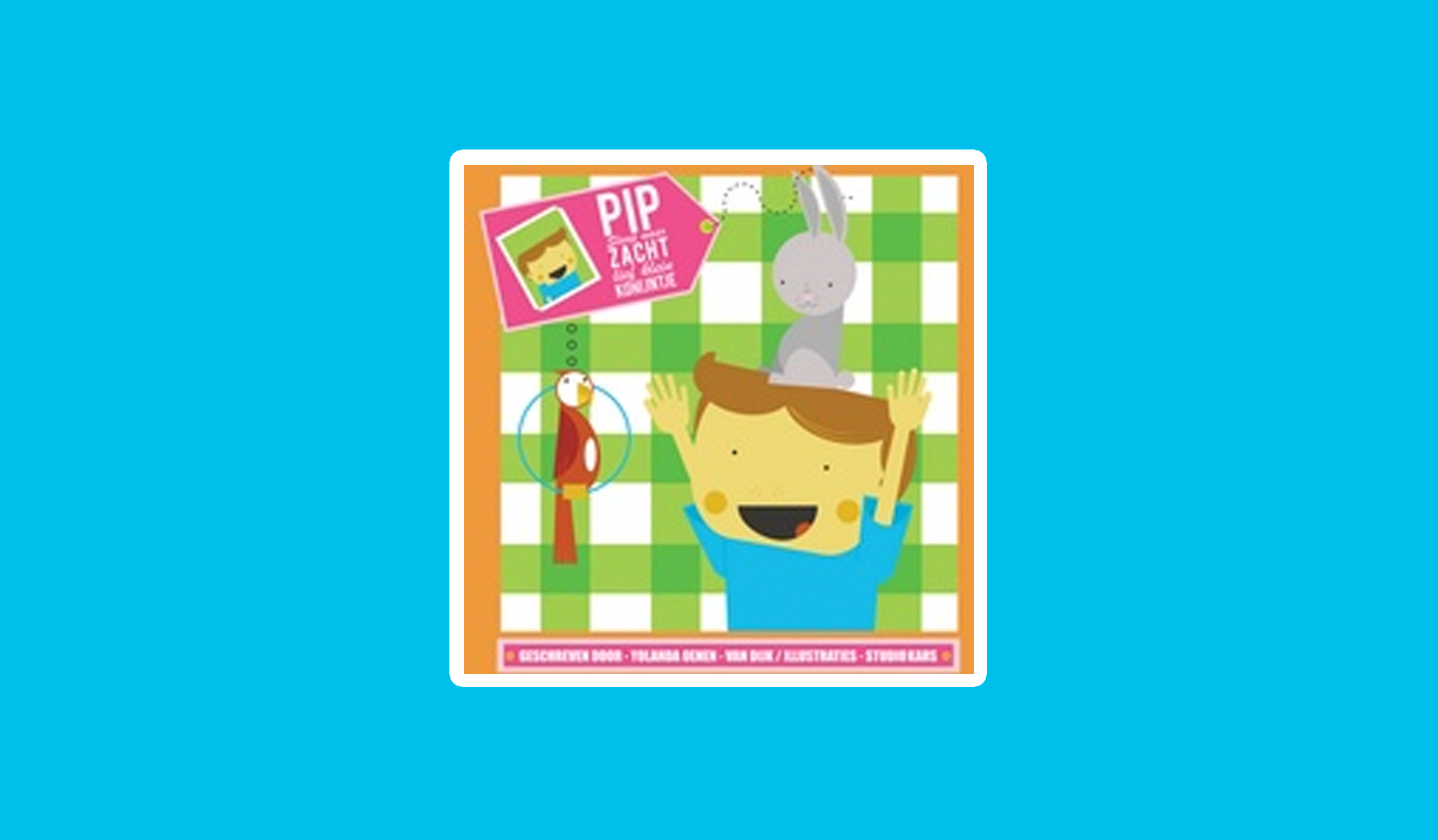 Pip slaap maar zacht lief klein konijntje